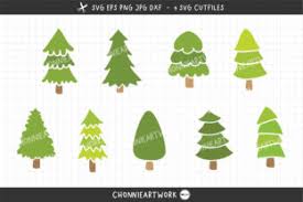 Download Svg Christmas Tree Tree Silhouette Graphic By Chonnieartwork Creative Fabrica SVG Cut Files