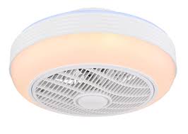 Adding a ceiling fan to a room is a simple diy. Ceiling Fan Romario 46cm 18 With Led And Remote Home Commercial Heaters Ventilation Ceiling Fans Uk