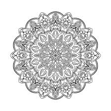 Mandala of the moon and sun. Adult Coloring Pages Mandala S X 4 Printable Coloring Etsy