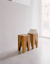 It helps your little one to stay planted on top while the stool stays firmly on the ground. Molar Tooth Coffee Table And Stools Philipp Mainzer For E15 Germany Wood Stool Coffee Table Furniture Design