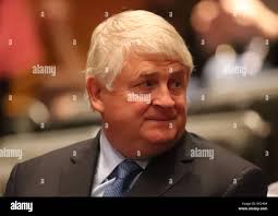 Digicel Founder Denis O'Brien pictured before Former US president Bill  Clinton receives an honorary doctorate from Dublin City University in  Dublin Stock Photo