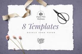 Free Torn Edge Paper Mockup Psd Set Mockup Graphicdesign Templates Paper Stationery Mockup Paper Mockup Free Mockup