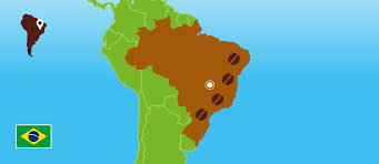 Brasilien 1942 gründung der stadt goiânia goiás 400r violett landkarte ** abart. Kaffeeanbau In Brasilien Kaffeezentrale De Gmbh