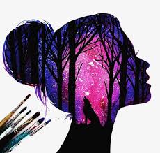 Maybe you would like to learn more about one of these? Creative Star Silhouette Art Silhouette Painting Art