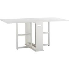Span White Gateleg Dining Table Remodelista Folding Dining Table Dining Table In Kitchen Furniture