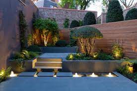Sloped Gardens Google Search Backyard Garden Design Small Backyard Gardens Modern Landscaping