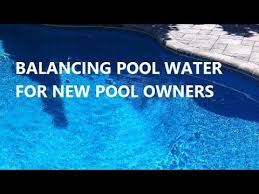 You need to use a mild acid to balance it out. Pool Water Chemistry Balancing For New Pool Owners Youtube