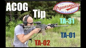 How To Set Up 4x Trijicon Acog For Better Eye Relief Hd