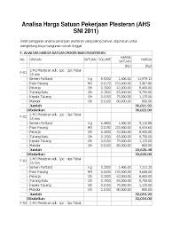 40047687 boq analisa sni e tmp analisa e. Analisa Harga Satuan Pekerjaan Sipildotcom