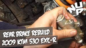 Ktm 530 Rear Brake Master Cylinder Rebuild Youtube