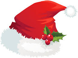 Transparent Santa Hat With Mistletoe Png Picture Christmas Clipart Santa Hat Clipart Santa Claus Cap