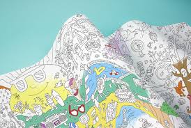 Omy 4 Seasons Coloring Poster Dibujos
