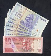 Image result for zimbabwe billion dollar note