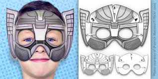 How to make a printable superhero mask. 3d Mythical Superhero Mask Printable Teacher Made