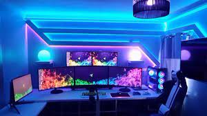 My new 2016 ultimate gaming setup & epic room tour!epic 13 year old gaming setup 2016! Epic Rgb Gaming Room Setup Youtube