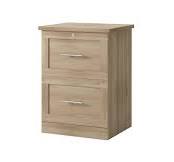 Realspace® 17"D Vertical 2-Drawer File Cabinet, Spring Oak