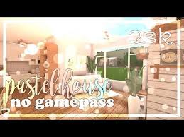 Bloxburg Tiny Pastel Home No Gamepasses 23k Youtube In 2020 Pastel House Modern Family House Modern House Floor Plans