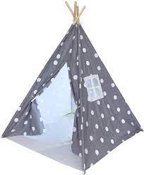 Buy Kids Teepee Tent For Kids No Toxic Chemicals Added Carrying Case Polka Dot Play Tents Indoor For Boys Girls Large Tipi For Toddler Dog Baby Boy Adult Children Adults Dogs