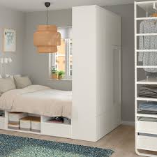 Ikea Platsa Okvir Kreveta S 4 Vrata 6 Ladica Ikea Bed Bed With Wardrobe Bed Frame