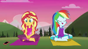 Eg better together fluttershy by gouhlsrule on deviantart. Sunset Shimmer And Rainbow Dash S Feet By Jerrybonds1995 On Deviantart