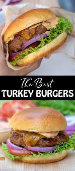 The Best Turkey Burger Recipe In 2020 Turkey Burger Recipes Best Turkey Burgers Turkey Burger Recipes Healthy
