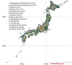 Volcanoes of japan facts information volcanodiscovery. Magnitude Frequency Distribution Of Slope Failures In Japan Statistical Approach To A True Perspective On Volcanic Mega Collapses Intechopen