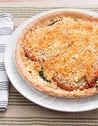In The Venerable Tradition Of American Southern Cooking Tomato Pies Like This One Hold A Special Place The F Hearty Meals Veggie Dishes Stuffed Sweet Peppers