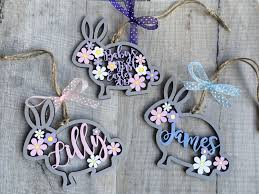 Easter Decoration Easter Bunny Decorations Easter Gifts Etsy Easter Tags Personalized Easter Gifts Easter Bunny Decorations