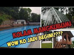 Ini adalah kolam renang yang di desain sangat artistik, ada pencampuran bangunan budaya barat dan timur. Tampilan Terbaru Kolam Renang Taman Mangkubumi Youtube