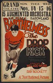The Drop Kick First National 1927 Window Card 14 X Lot 53113 Heritage Auctions Kicks Movie Posters Streaming Movies Free