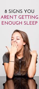 8 Signs That You Aren T Getting Enough Sleep Good Night Sleep Sleep Health Health
