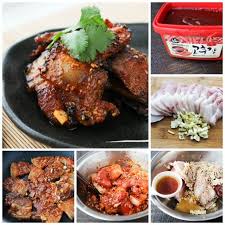 Korean Style Pan Fried Pork Belly Spice The Plate Recipe Fried Pork Belly Recipes Using Pork Pork Belly