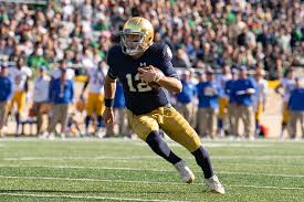 His second touchdown was his book says during the three week break that he was sitting around watching all of the other games. Notre Dame S Ian Book Looks To Complete Legacy