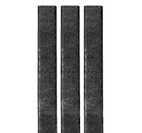 ERGO Textured Slim Rail Covers - Black - 3pk - Bexar Arms