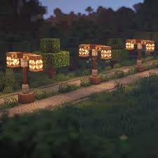 light up your paths with these street lamp designs you ve got an automatic one a modern one and one integra minecraft architecture minecraft minecraft ho minecraft designs minecraft minecraft modern