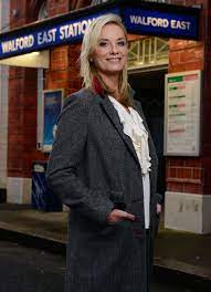 Eastenders actress ­tamzin outhwaite split from husband tom ellis after he had an affair with lost star ­emilie de ravin, the sun on sunday can reveal. Eastenders Spoilers And Cast Changes Tamzin Outhwaite Is Returning As Melanie Owen