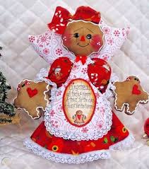 Maybe you would like to learn more about one of these? Primitive Raggedy Gingerbread Ginger Angel Treetopper Angel W Baby Ornies 1843819654