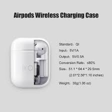 How to charge airpods (or 1, 2 or pro) and check the battery percentage. Standard Wireless Charge Case For Airpods Qi Airpods Wireless Charging Receiver Cover Compatible With Any Wireless Charger Earphone Accessories Aliexpress