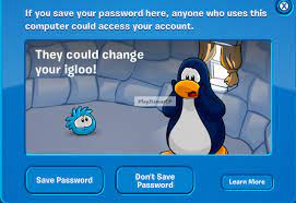 Club Penguin Fixed Save Password Bug Playitamarcp S Club Penguin Cheats Website