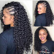 192 Likes 3 Comments Crochet Wigs Ponytails Kossys Galleria On Instagram Half Braids Half Crotch Formal Hairstyles Natural Hair Styles Hair Styles