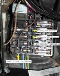 I have a ford 1710 and i can't find the fuse box. 68 Camaro Electrical Fuse Box Team Camaro Tech