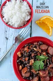 Black Beans And Rice With Sausage Bacon Sausage Black Beans And Rice Make This Brazilian Feijoada The Perfect Comfort Food Recipe From Playpart Feijoada Recipe