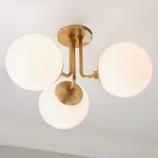 Globe electric 14″ dimmable integrated led flush mount ceiling light with adjustable color temperature select duobright technology, 60790. Minimalist Globe Ceiling Light Shades Of Light Sku Fm17081 Ab 260 00 10 75 H X 18 25 W X 18 25 D Globe Ceiling Light Ceiling Lights Ceiling Light Shades