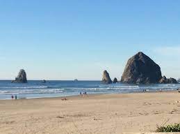 Haystack Rock Ending Beach Scenes Of The Goonies Cannon Beach Beach Scenes Beach