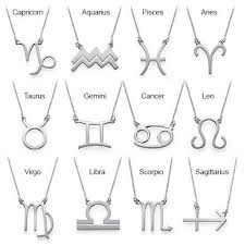 Zodiac Sign Necklace In Silver Zodiac Sign Necklace Zodiac Necklaces Zodiac Sign Fashion