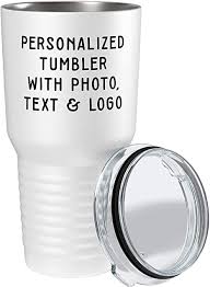 Great custom personalized gift mugs. Amazon Com Custom Photo Mugs 30 Oz White Tumbler Add Photo Logo Picture Or Text On Stainless Steel Coffee Mugs Personalized Tumblers Custom Mug Great Photo Gifts For Mom Dad And Office