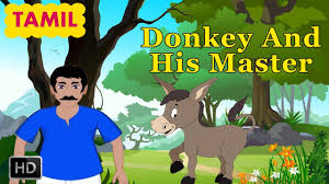 Jataka Tales Animal Stories For Children Donkey And His Master Animated Cartoon For Kids Stories For Kids Animal Stories Animated Cartoons