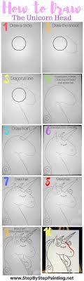 How To Paint A Rainbow Unicorn Easy Step By Step Painting Unicorn Painting Easy Drawings For Kids Step By Step Painting
