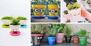 Le pot en terre cuite un peu tristoune cède sa place à nos créations. 6 Idees De Bricolages Faciles Sur Le Theme Du Jardinage A Faire Limoges Et En Limousin
