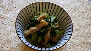 Komatsuna Nibitashi Japanese Cooking Japanese Side Dish Cooking